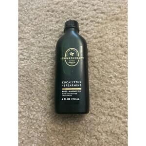 NEW! Eucalyptus Spearmint Body + Massage Oil 4 oz Bath & Body Works